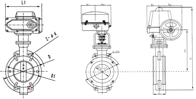 Electric regulating butterfly valve manufacturer