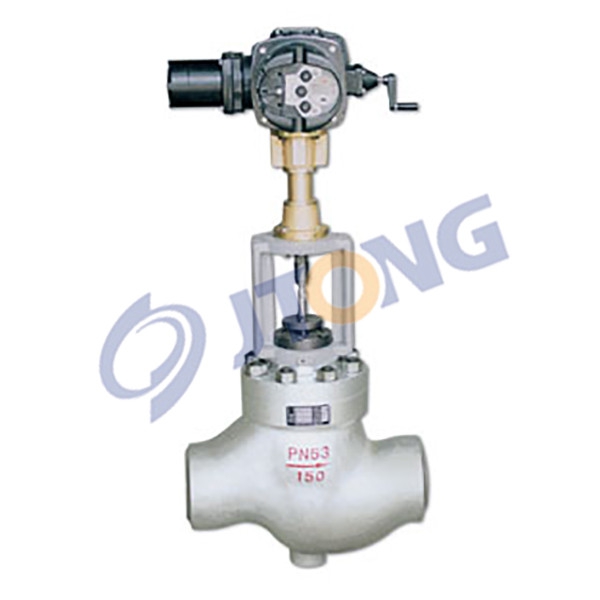 Deaerator inlet steam regulating valve