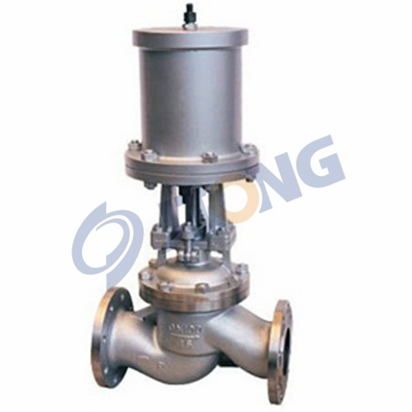 Pneumatic flange globe valve J641H