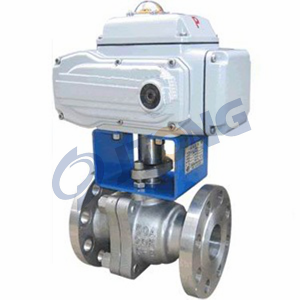 Electric O-type cut-off ball valve