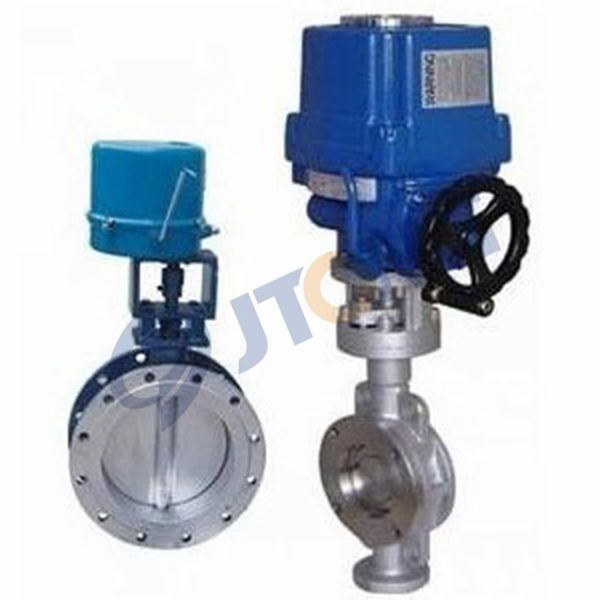 Electric regulating butterfly valve